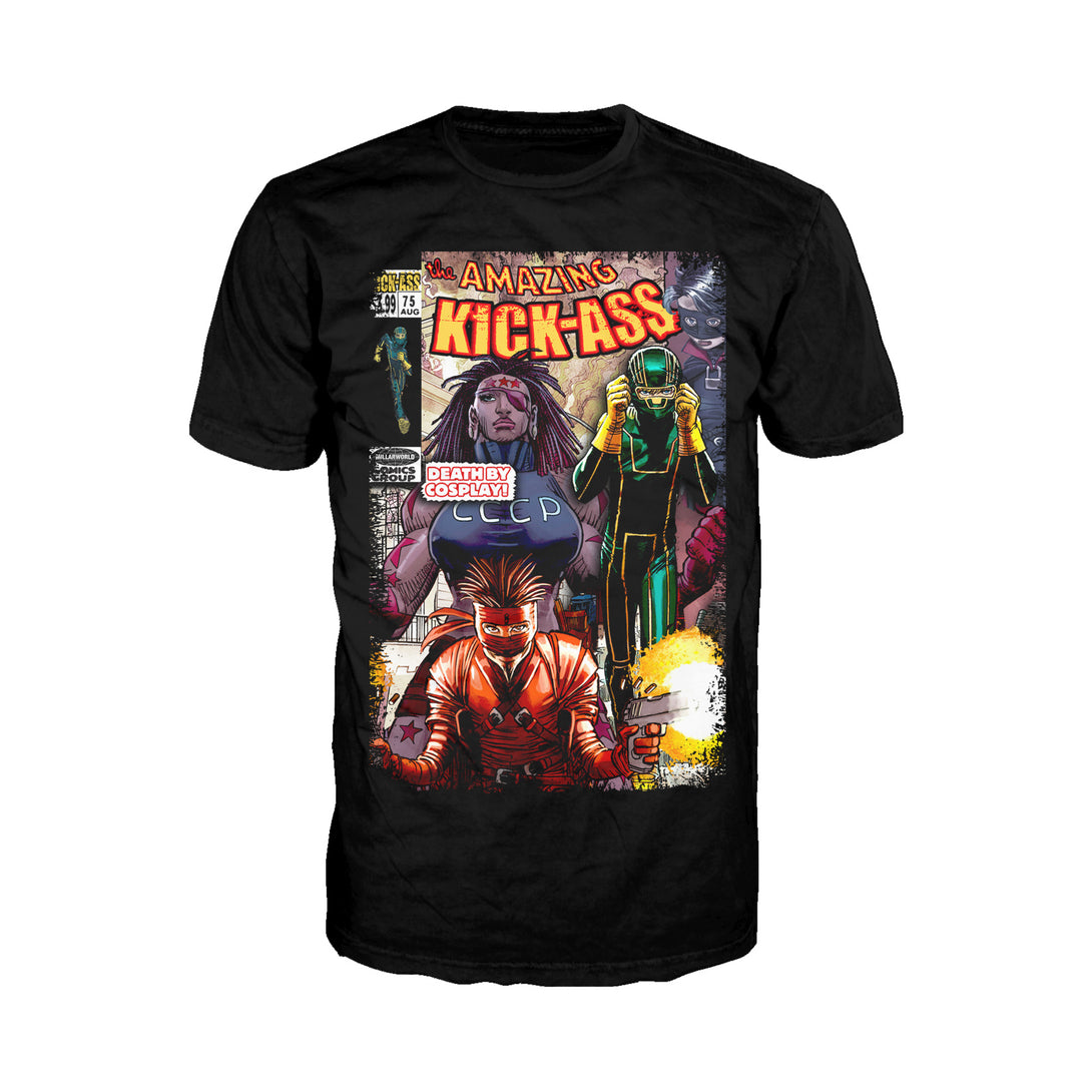 Kick Ass Remix Cover Amazing Official Men's T-Shirt (Black) - Urban Species Mens Short Sleeved T-Shirt