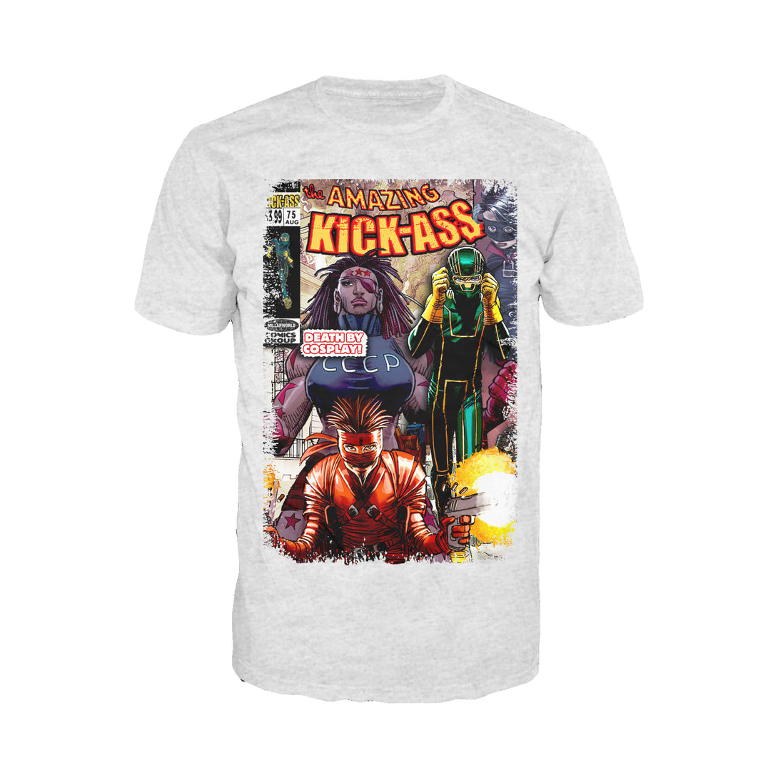 Kick Ass Remix Cover Amazing Official Men's T-Shirt (Heather Grey) - Urban Species Mens Short Sleeved T-Shirt