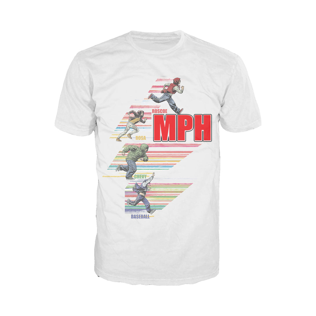 MPH Logo RUN Official Men's T-Shirt (White) - Urban Species Mens Short Sleeved T-Shirt
