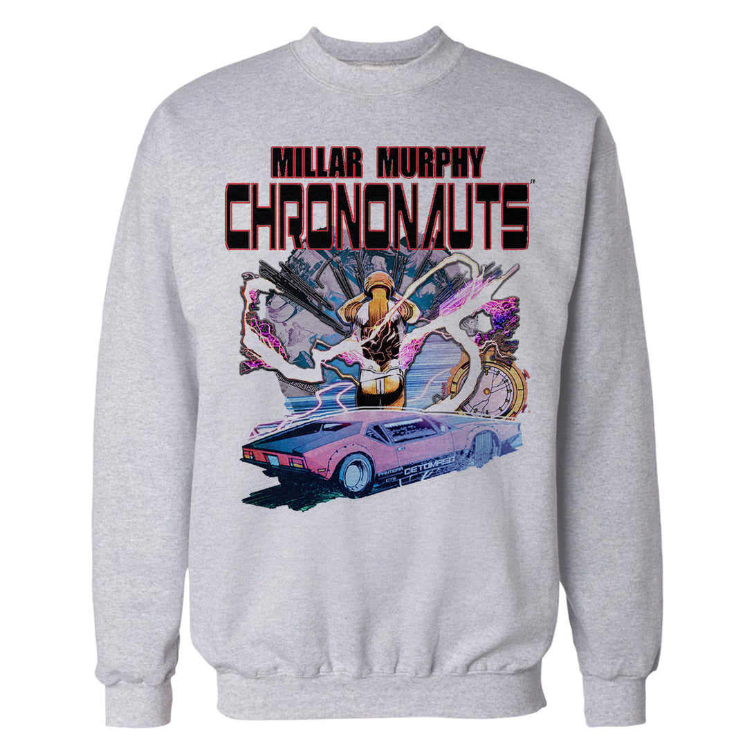Chrononauts Poster Corbin Quinn Official Sweatshirt (Heather Grey) - Urban Species Sweatshirt