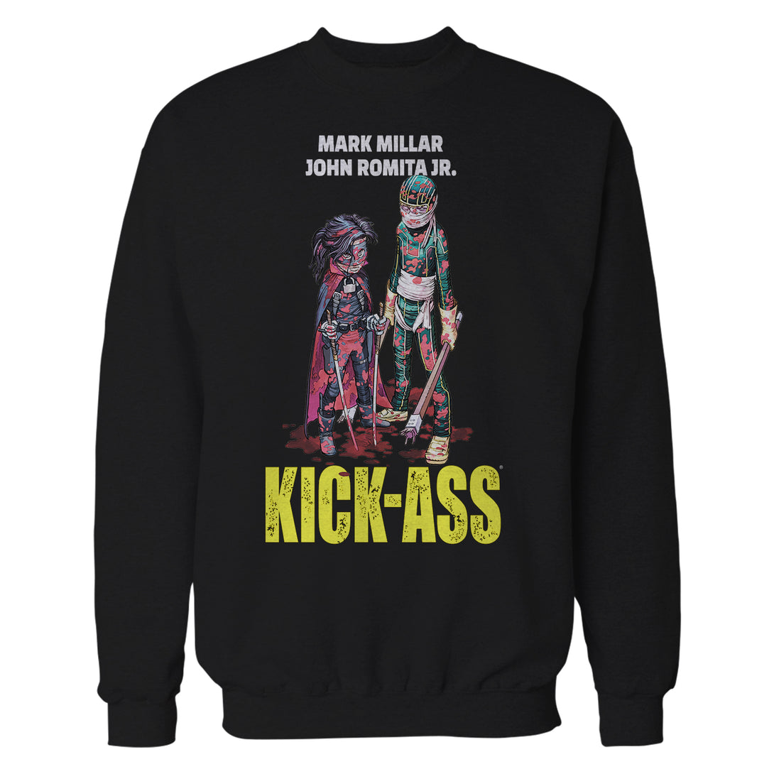 Kick Ass Poster Hit Girl Bloody Official Sweatshirt (Black) - Urban Species Sweatshirt