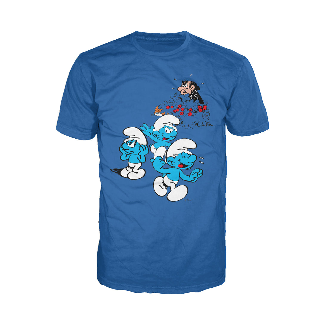 The Smurfs Group Smurfs Gargamel Official Men's T-Shirt (Royal Blue) - Urban Species Mens Short Sleeved T-Shirt