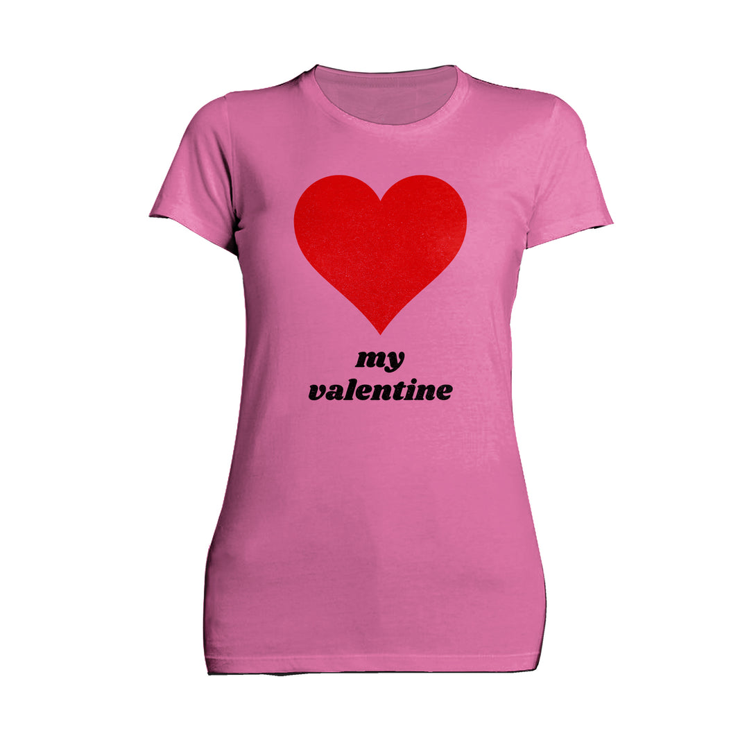 Vintage Valentine My Valentine Women's T-shirt Pink - Urban Species