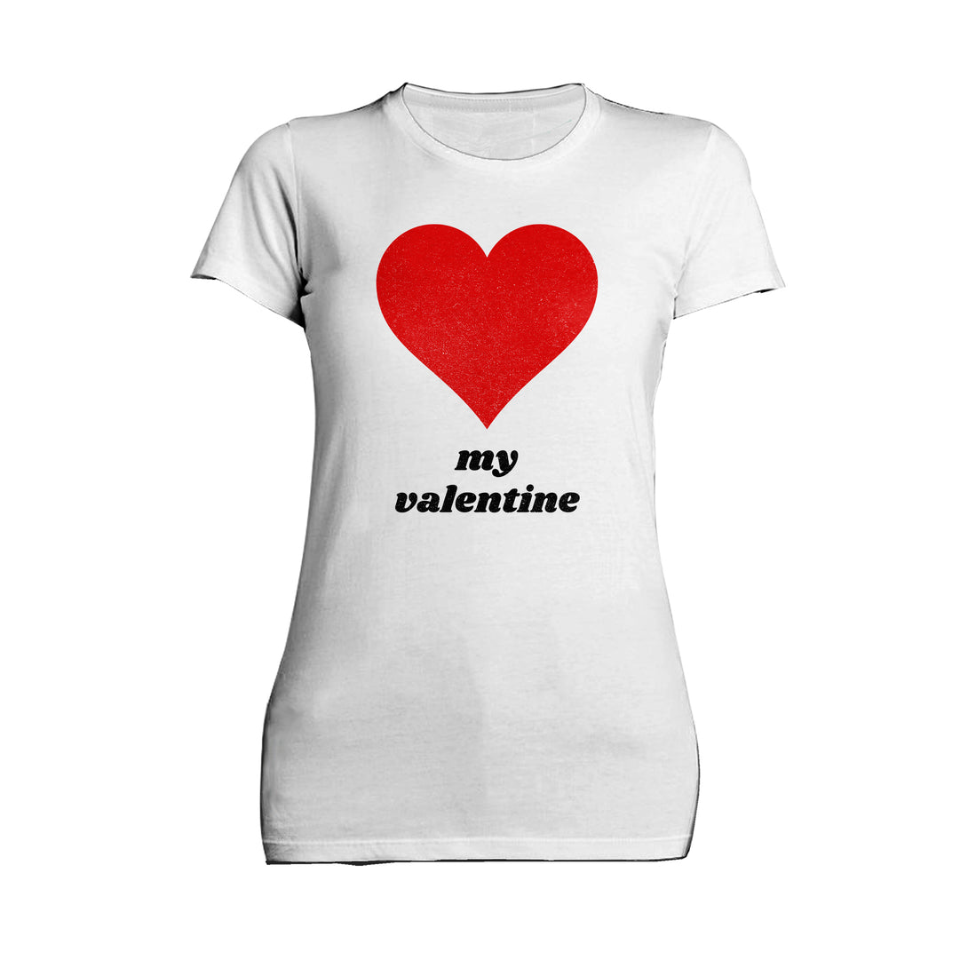 Vintage Valentine My Valentine Women's T-shirt White - Urban Species
