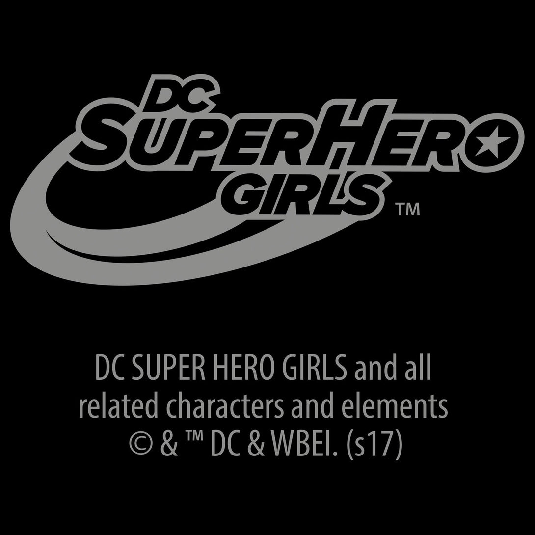 DC Comics Super Hero Girls Wonder Woman Pop Pow Official Kid's T-Shirt (Black) - Urban Species Kids Short Sleeved T-Shirt